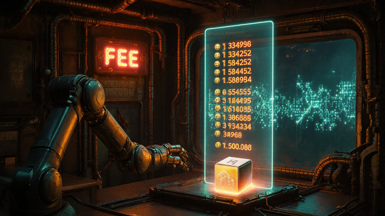 Miner wählt hochgelobte Transaktionen aus holographischer Liste für den Block aus.