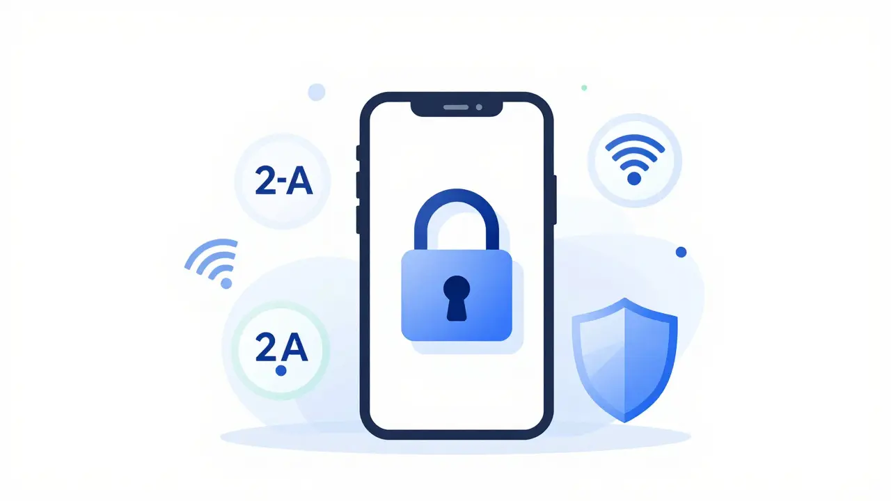 Sicherheitsmaßnahmen wie Passwort und Zwei-Faktor-Authentifizierung