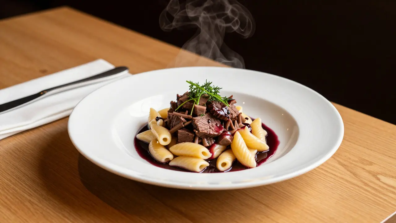 Was ist ein Wort für fancy food?