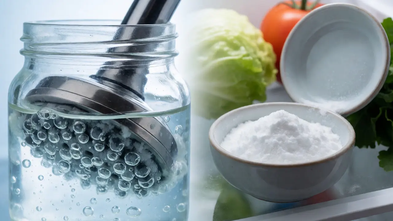 Essig entkalkt Armaturen und Backpulver neutralisiert Kühlschrankgerüche.